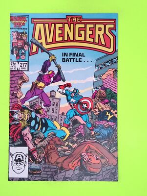 Avengers #277 Vol. 1 1987 Marvel Comics Mid Grade Comic Book K34