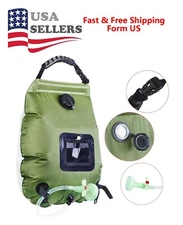 Solar Shower Bag 5 gallons/20L Solar Heating Camping Shower Bag for Camping