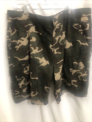 St John's Bay Cargo Shorts Men's 42 COMFORT STETCH