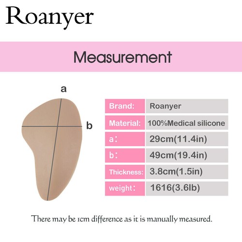 Roanyer Hip Pads Silicone Crossdresser Enhancer Buttocks Lifter Body Shapewear - Picture 3 of 14