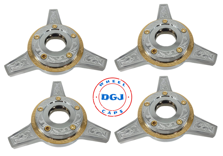 DGJ 13x7 Rev 72 Diamond Spks Gold NnHR + Engraved Knockoffs