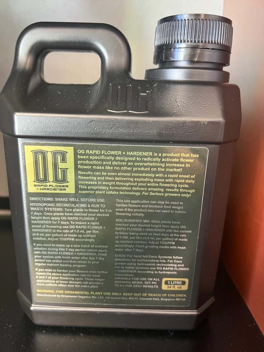 Og Rapid Flower Hardener Home Alqu