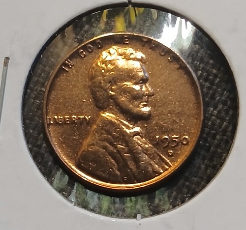1950D Brilliant RD Lincoln Wheat Penny DDO And Liberty Errors - Picture 1 of 7