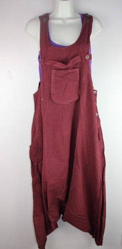 Mono holgado Alibaba Dungarees pantalón harén hippie correa general carga étnico RP2 - Imagen 11 de 42