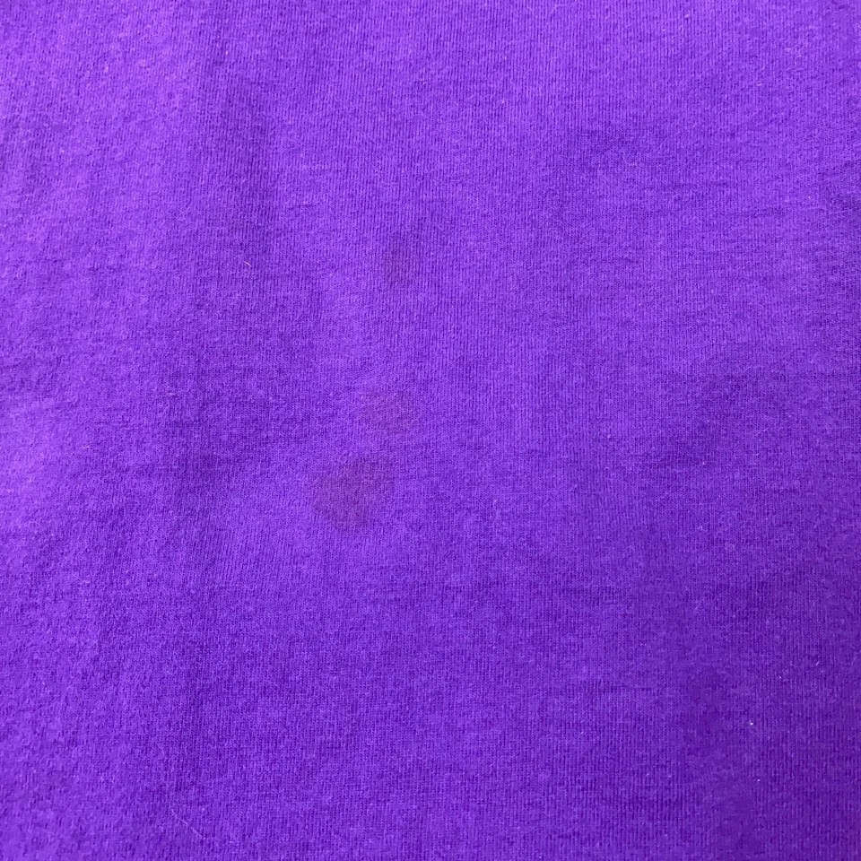 Camiseta de béisbol retro de colección Wilson Henley para hombre XL púrpura manga corta años 90 Foto 3 de 4