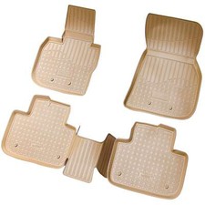 3D Gummi Fussmatten passend für BMW X3 | G01 F97 | BJ ab 2017> | beige passgenau