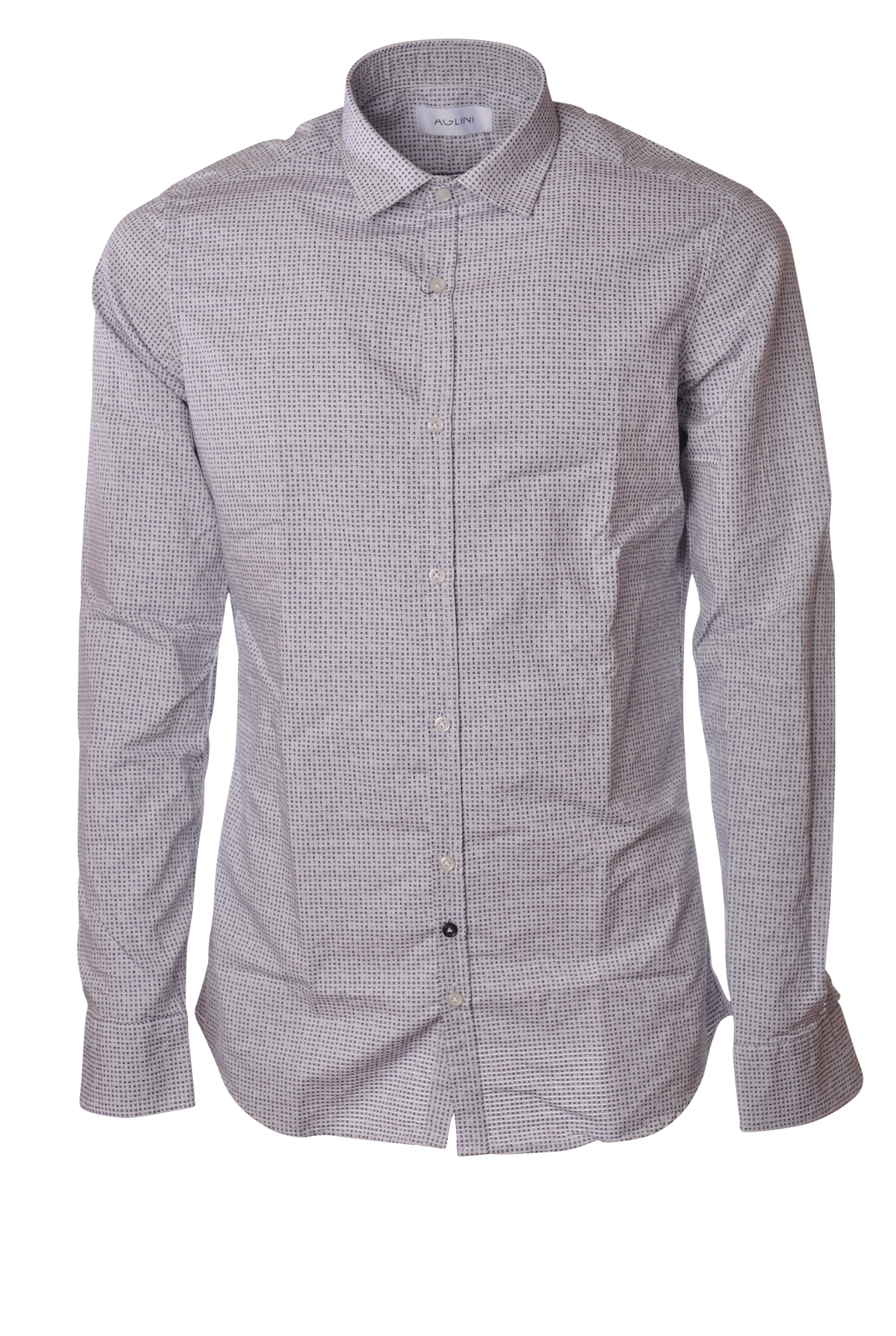 Aglini Mann Camicia manica lunga Weiß 779
