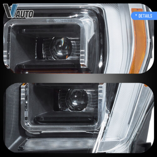 Faro LED VLAND para Ford F-150 F150 2021 2022 2023 lente proyector secuencial - Imagen 7 de 14