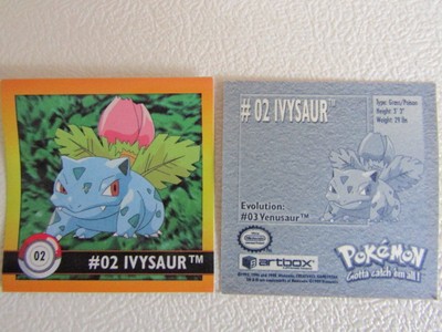 Artbox 1999 Nintendo Pokemon Gotta Catch Em All!  Sticker Serie 1 Sticker