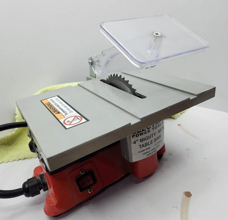 in. Hobby Mini Table Saw with Blades, miter slots eBay