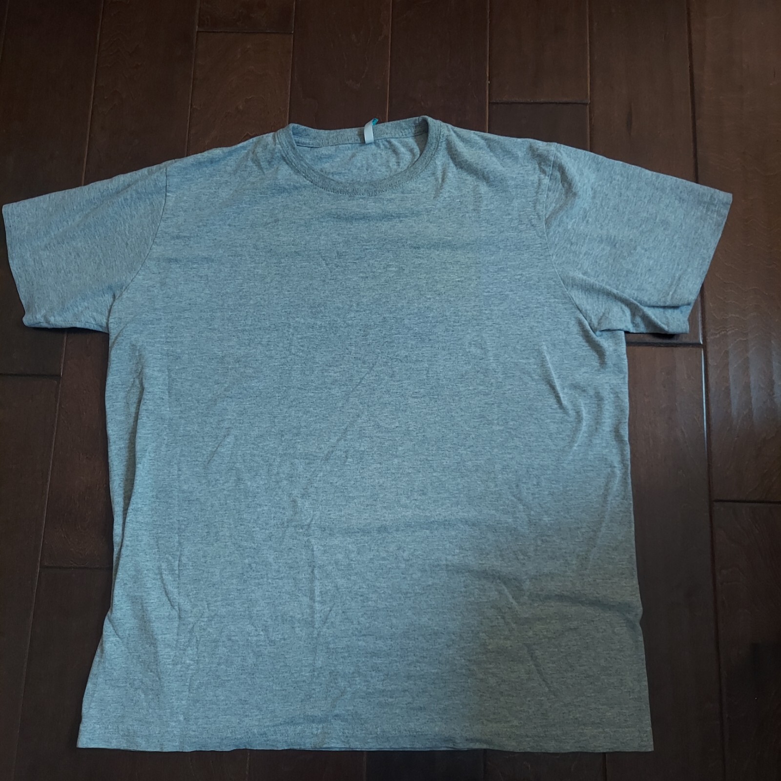 Bronzini Active Men's Solid Gray Heather Short Sl… - image 1