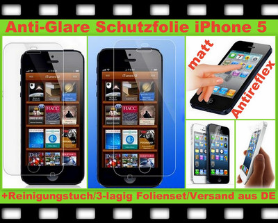 Anti reflex glare matt Display Schutz Folie Kratzfest Screen Protector Zubehör