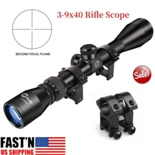 CVLIFE 3-9x40 Rifle Scope Crosshair Optics R4 Reticle Air Sniper Scope