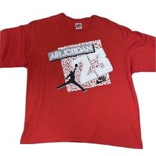 Vintage DEAD STOCk Nike AIR Jordan III 3 T Shirt 23 Cement 80’s RARE Made In Usa