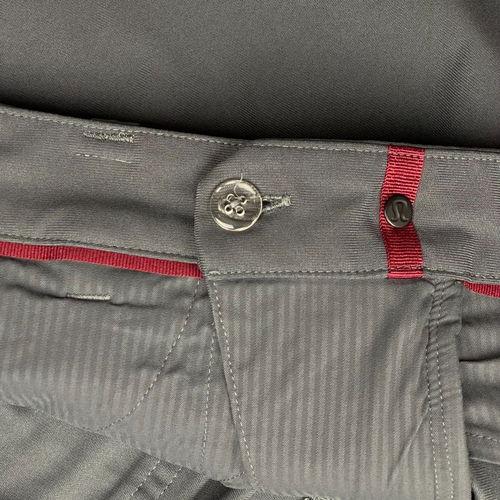 Lululemon Mission Pant II Mens 36 Gray 5 Pockets Reflective Power Stretch Gym - Picture 8 of 15