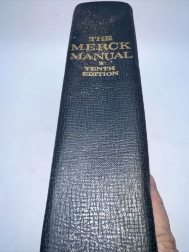 The Merck Manual of Diagnosis and Therapy dixième édition 1961 traitement médical - Photo 1/5