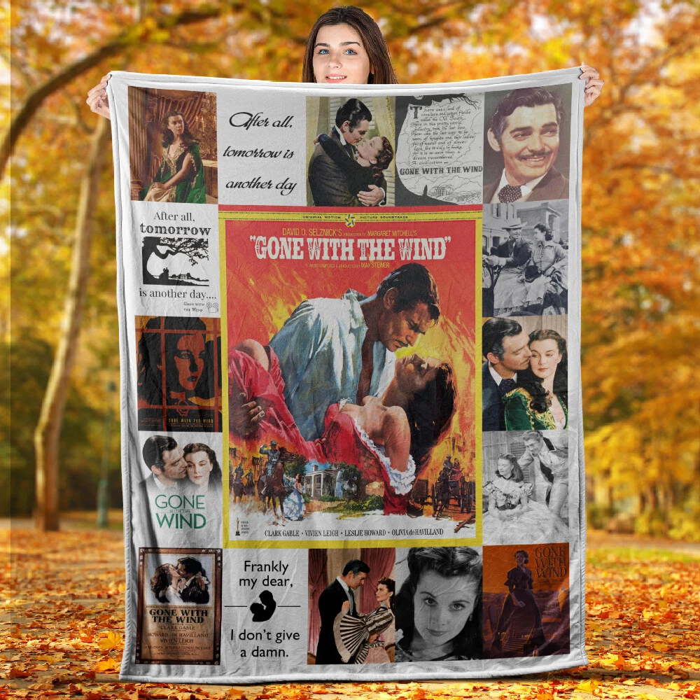 Gone With The Wind Blanket, Gone With The Wind Fleece, Sherpa Blanket