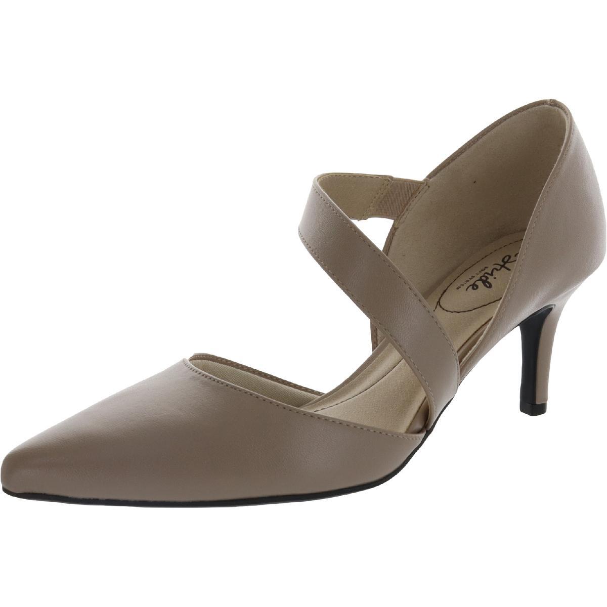 Женские туфли-лодочки LifeStride Suki темно-серого цвета на высоком каблуке 8 см шириной (C, D, W) BHFO 4025