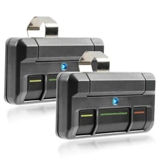 2 For LiftMaster 813LM 3-Button 12 Code Dip Switch Garage Gate Remote Control