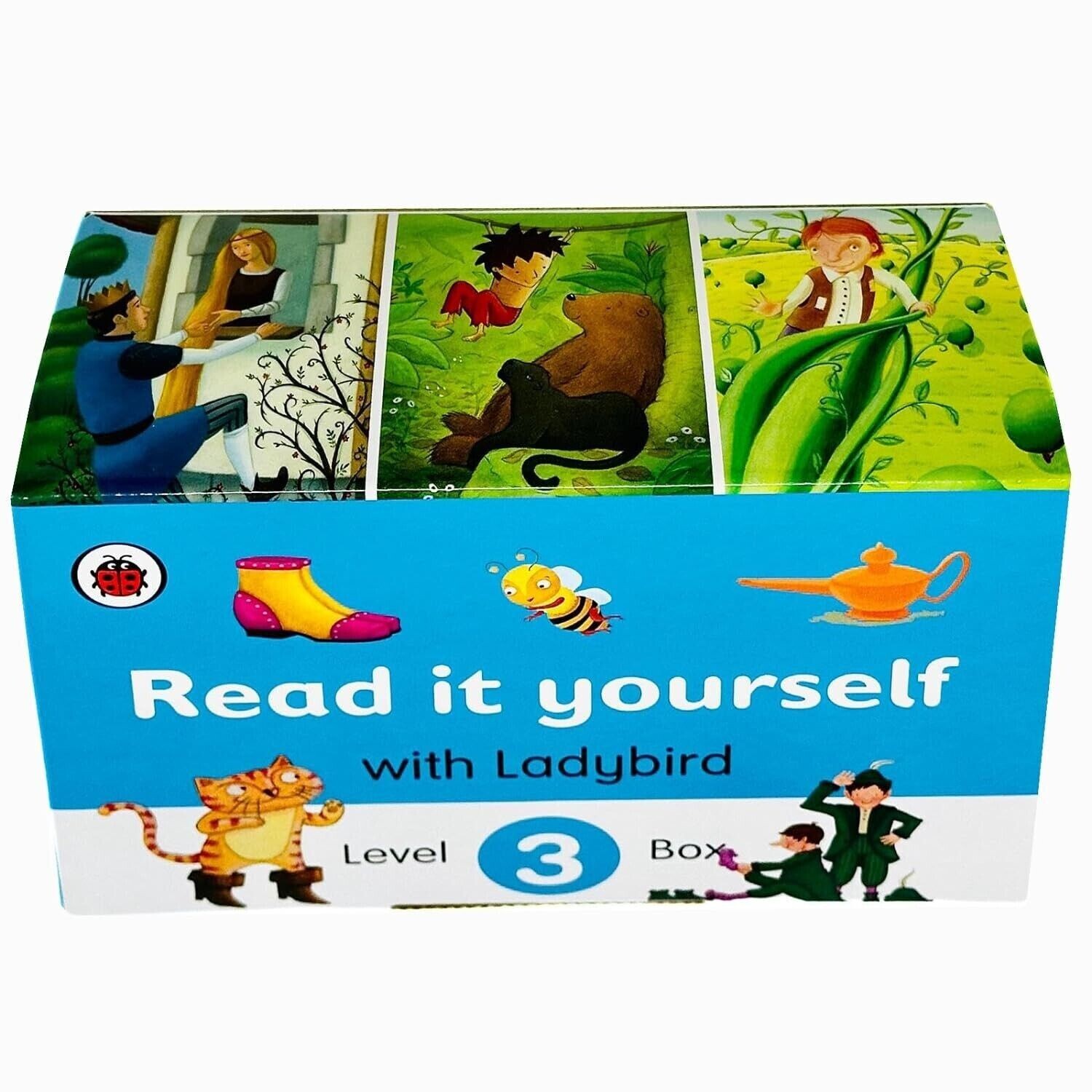 Ladybird Read It Yourself Tuck Box Level 3: 8 Books Box Set Elves the Shoemaker