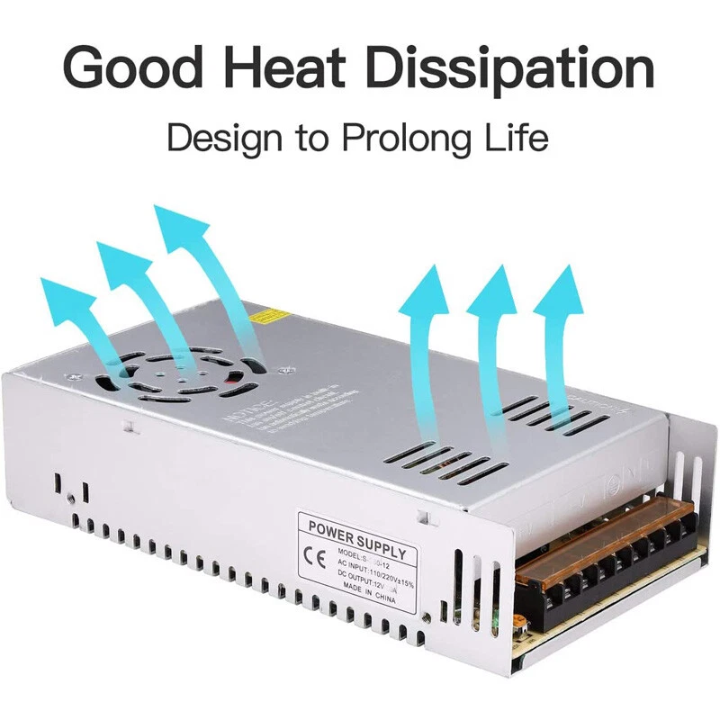 Interruptor de fuente de alimentación de CA A CC 24V 20A 500W interruptor controlador para luz LED Foto 4 de 4