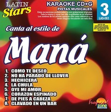 Karaoke Latin Stars 03 Mana Vol. 1