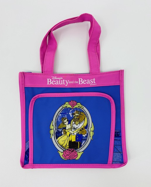 Disney Beauty And The Beast Small Purse Bag/tote Vintage 90s Rare 10