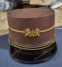 CIVIL ITALIAN WAGONS LITS WL CONDUCTOR UNIFORMS KEPIS C. 1950