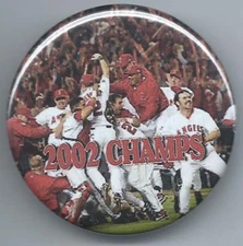 2002 Anaheim Angels Magnet - World Series Champions - Tim Salmon Photo