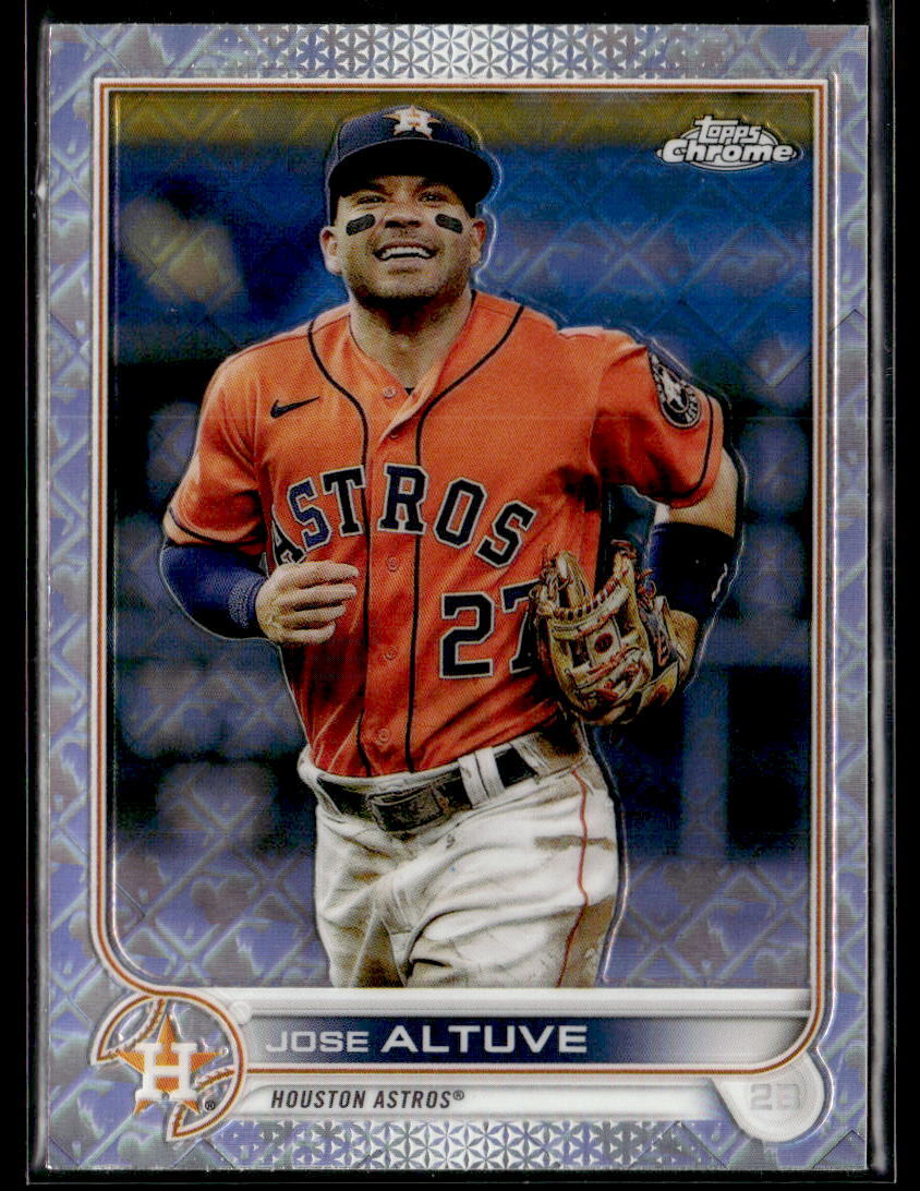 2022 Topps Chrome LOGOFRACTOR #61 Jose Altuve