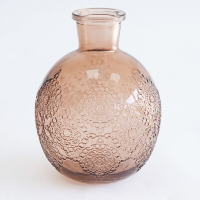 Bologna Bubble Vase Burnt Orange, Grün & Blau Home Tisch Wohnzimmer Deko