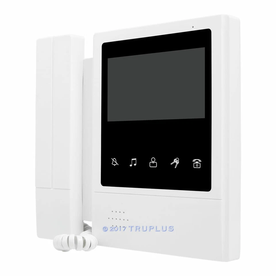 HOMSECUR 4.3'' Video Door Entry Intercom System with 3 Headset Indoor Monitors  - Image 3 of 4