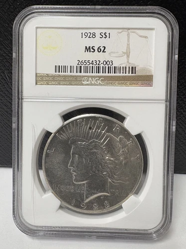 1928 Peace Dollar NGC MS 62 (432-003)
