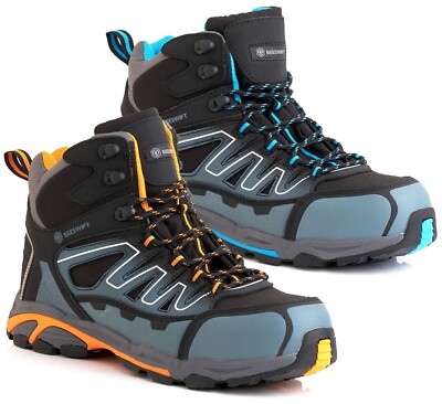Mens Lightweight S3 Safety Hiker Composite Toe Cap Work Boots Shoe Trainer  Size UK