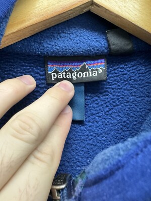 Vintage Patagonia Fleece Jacket 90s Retro X Size Medium Made In