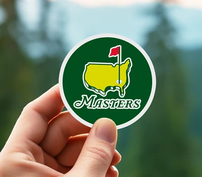STICKERMANIAC NEW- For GOLF lovers Masters Golf Logo Vinyl Sticker Laptop Tumbler Decal