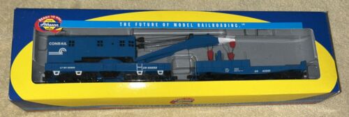 Conrail MOW 200 Ton Wreck Crane & Tender HO Athearn RTR 7530 NOS MINT Brand New