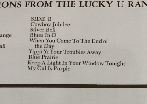 SONS OF THE PIONEERS: Lucky U Ranch Radio Broadcasts Country Longhorn 2x LP UK - Picture 4 of 8