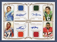 MATT STAFFORD SANCHEZ CRABTREE MORENO 2009 TOPPS MAYO BOX TOP RC AUTO JERSEY / 5