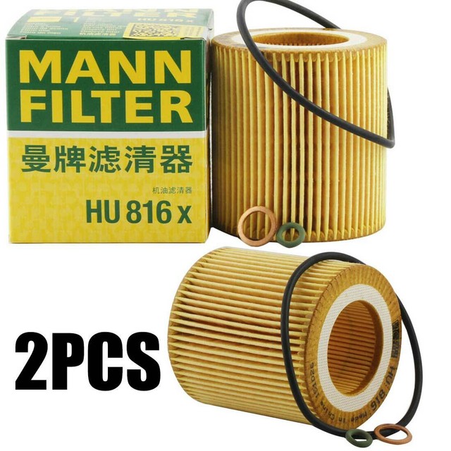 2x Mann Oil Filter For BMW E60 E61 E84 E85 E90 E91 E92 E93 128i 135i