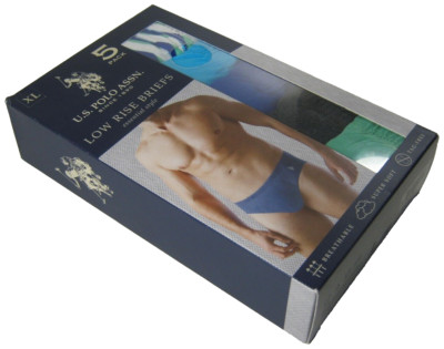 US Polo Assoc. 5 Pack Men's XL Low Rise Briefs Assorted Colors