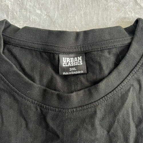 Urban Classics Mens Heavy Oversized Wide Cut Long T-Shirt Short Sleeves Black 3X - Picture 8 of 8
