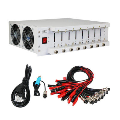 EBC-X 8-Channels 18650 Battery Capacity Tester Charge & Discharge 10A Aging Test