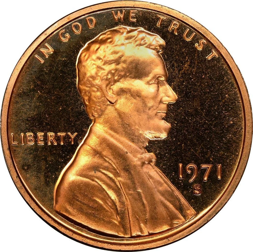 1971 S LINCOLN CENT PROOF 1C PF67 RD ULTRA CAMEO NGC PR67 DCAM UCAM SKU 3081 - Image 3 of 4