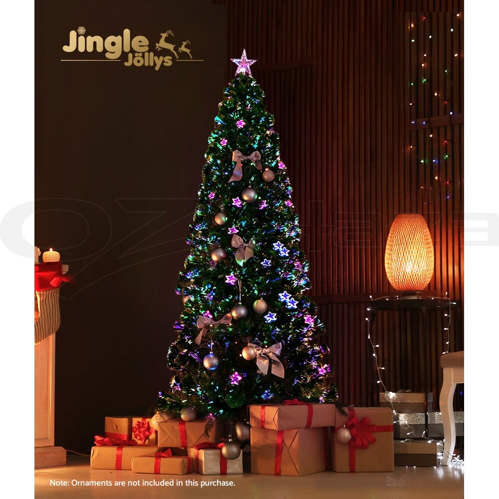 Jingle Jollys Christmas Tree 2.4M/2.1M/1.8M/1.5M/1.2M LED Xmas trees