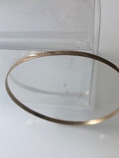 Gold Armreif Gelbgold 333 gestempelt Muster 4, Durchmesser ca 67 mm, ca 3 g