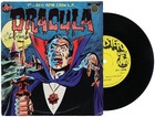 Signed Christopher Lee Dracula Album Cover Autographed 7" Vi