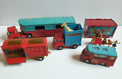 Vintage Sammlung von CORGI CHIPPERFIELDS CIRCUS Diecast Fahrzeugen