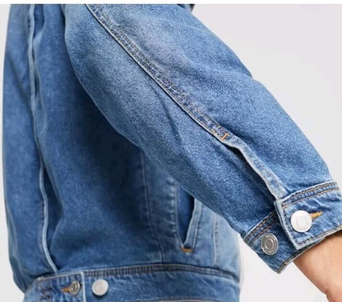 Chaqueta ESPRIT Hombre 102ee2g322, 903/Azul Lavado Claro, Grande Nueva con Etiquetas - Imagen 3 de 4