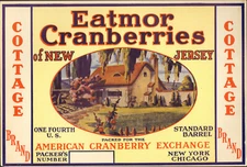 *Original* COTTAGE New Jersey Country Cranberry Label NOT A COPY!!